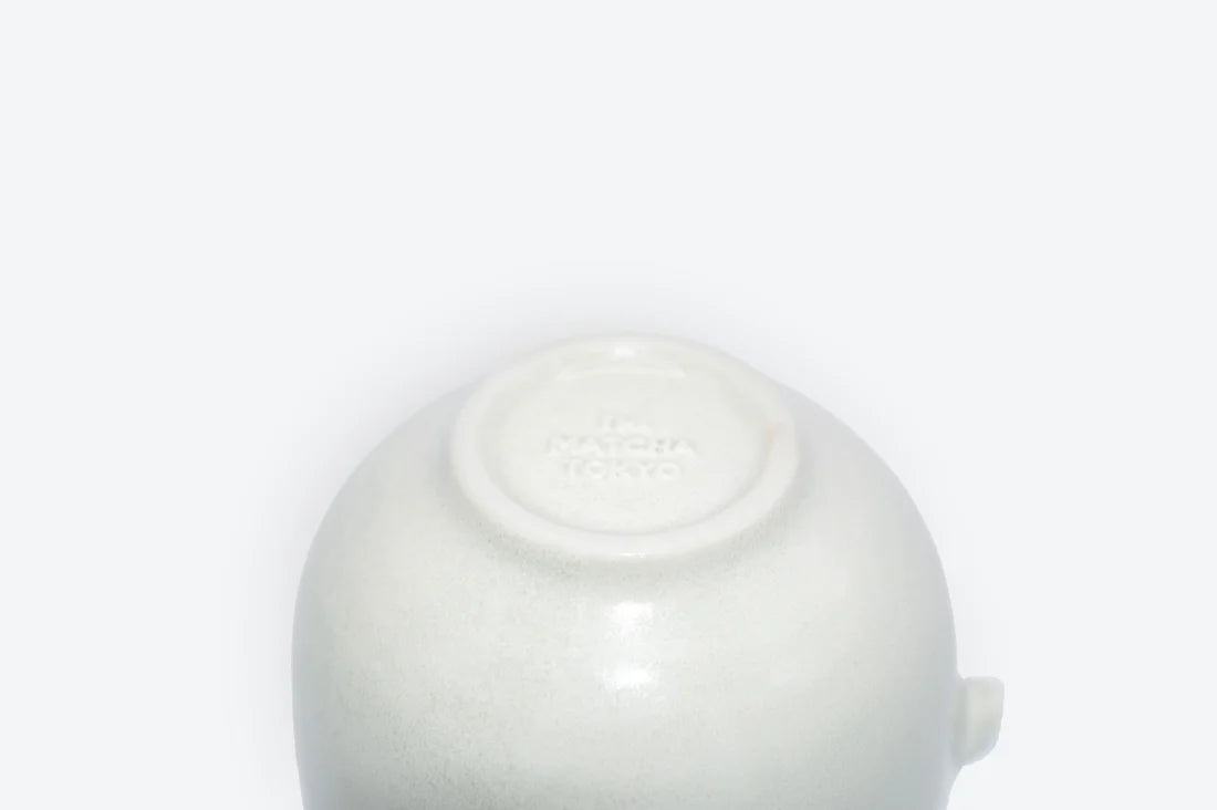 Matcha Bowl (White Mino Pearl)